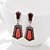 cheap Jewelry Sets-Women&#039;s Resin Jewelry Set Geometrical Statement Ladies Vintage Party African Resin Earrings Jewelry Red For Party 1 set / Necklace