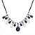 cheap Necklaces-Women&#039;s Opal Cubic Zirconia Statement Necklace - Zircon, Opal Drop Fashion Blue 50+5.5 cm Necklace Jewelry For Formal, Going out