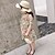 tanie Sukienki-Dziewczyny &#039; Bez rękawów Kwiaty Grafika drukowana 3D Sukienki Podstawowy Poliester Sukienka Lato Brzdąc Codzienny