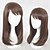 cheap Synthetic Trendy Wigs-Synthetic Wig Straight Layered Haircut Wig Long Brown Synthetic Hair Women&#039;s Natural Hairline Light Brown