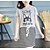 cheap Sets-Girls&#039; 3D Striped Clothing Set Short Sleeve Summer Polyester Kids