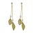 cheap Earrings-Women&#039;s Drop Earrings Long Feather Ladies Fashion Earrings Jewelry Gray / Fuchsia / Coffee For Gift Date