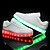 preiswerte Damen-Sneaker-Herren Damen Turnschuhe LED Schuhe Over-the-Knie Stiefel Übergrössen LED Flacher Absatz LED Komfort Leuchtende LED-Schuhe PU Schwarz Weiß