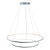 cheap Circle Design-2-Light 80cm Dimmable / LED Pendant Light Metal Acrylic Circle Painted Finishes Modern Contemporary 110-120V / 220-240V
