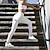 billiga Yoga Leggings &amp; Tights-Dam Hög midja Tights för jogging Trikåer Damasker Kontur Reflexband Laser Gymträning Löpning Träning Reflekterande Andningsfunktion Sport Rand Vit Svart / Elastisk