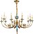 preiswerte Kerzenlicht-Design-10-Licht 100 cm Kristall / Mini-Stil Kronleuchter Metall Kerze Stil Messing rustikal / Lodge / traditionell / klassisch 110-120 V / 220-240 V.