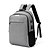 cheap Backpacks &amp; Bookbags-Men&#039;s Canvas School Bag Commuter Backpack Functional Backpack Large Capacity Waterproof Zipper Office &amp; Career Black Blue Gray