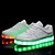 preiswerte Damen-Sneaker-Herren Damen Turnschuhe LED Schuhe Over-the-Knie Stiefel Übergrössen LED Flacher Absatz LED Komfort Leuchtende LED-Schuhe PU Schwarz Weiß