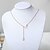 cheap Necklaces &amp; pendants-Pendant Necklace Pearl Pearl Imitation Pearl Silver Women&#039;s Fashion Ladies Basic Lariat Leaf Necklace For Wedding Gift Casual