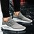 cheap Men&#039;s Sneakers-Men&#039;s Comfort Shoes Summer Outdoor Sneakers Knit / Tulle Black / Red / Gray