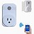 voordelige Elektrische Outlets-Contactdoos Geplande tijd Bedien uw armatuur overal Geen hub vereist Timing Functie 1pack 750 ° C ABS + PC Plug-in iOS Android