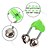 cheap Fishing Accessories-Fishing Bell / Double bell 20 pcs Fishing Adjustable Easy Install Easy to Carry Plastics Stainless Steel Jigging Sea Fishing Fly Fishing / Bait Casting / Ice Fishing / Spinning / Jigging Fishing