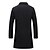 cheap Men&#039;s Trench Coat-Men&#039;s Trench Coat Overcoat Daily Work Winter Long Coat Notch lapel collar Regular Fit Warm Jacket Long Sleeve Solid Colored Classic Style Black Gray Khaki