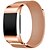 abordables Correas de Smartwatch-Ver Banda para Fitbit Charge 2 Fitbit Correa Milanesa Acero Inoxidable Correa de Muñeca