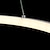 ieftine Design Cercuri-2-lumina 60 (24 &#039;&#039;) pendulă cu led luminos, cerc metalic acrilic finisat vopsit finisaj modern contemporan 110-120v 220-240v