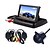 cheap Car Rear View Camera-ZIQIAO 3 in 1 Wireless Parking Camera Monitor Video System Folding Foldable Car Monitor With Rear View Camera Wireless Kit