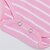 cheap Baby Girls&#039; Clothing Sets-Baby Girls&#039; Casual Daily Striped Short Sleeve Cotton Clothing Set Blushing Pink