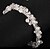 tanie Bransoletki-Damskie Kryształ Bransoletka Perła Kwiat Europejskie Moda Bransoletki Biżuteria Srebrny Na Ślub Codzienny