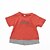 baratos T-shirts e camisas-Bébé Para Meninos Básico Sólido Manga Curta Algodão Camiseta Vermelho