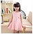 cheap Dresses-Girls&#039; Sleeveless Floral Jacquard Solid Colored 3D Printed Graphic Dresses Basic Polyester Rayon Dress Summer Spring Toddler Daily Holiday Regular Fit Lace Mesh