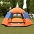 cheap Tents, Canopies &amp; Shelters-8 person Automatic Tent Outdoor Lightweight Windproof Rain Waterproof Double Layered Automatic Dome Camping Tent 1500-2000 mm for Fishing Climbing Camping / Hiking / Caving Terylene PU(Polyurethane)