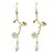 cheap Earrings-Women&#039;s Drop Earrings Leaf Flower Ladies Fashion Earrings Jewelry Gold For Gift Date