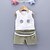 preiswerte Sets-Toddler Boys&#039; Clothing Set Sleeveless Red Camel Green Print Daily Holiday Active Basic Regular