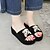 cheap Women&#039;s Slippers &amp; Flip-Flops-Women&#039;s Slippers &amp; Flip-Flops Summer Pearl Flat Heel Open Toe Comfort Walking PU Black White