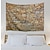 levne krajinářský gobelín-nástěnná tapiserie umělecká výzdoba deka záclona piknik ubrus zavěšení domácí ložnice obývací pokoj kolej dekorace architektura zeď vinobraní rustikální cihla skalní zdivo