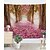 levne krajinářský gobelín-nástěnná tapiserie umělecká výzdoba deka záclona piknik ubrus zavěšení domácí ložnice obývací pokoj kolej dekorace krajina záclona květ padlý květ strom