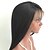 cheap Human Hair Wigs-Unprocessed Human Hair Lace Front Wig Layered Haircut Side Part With Bangs Kardashian style Brazilian Hair Straight Black Wig 130% Density with Baby Hair For Black Women Women&#039;s Short Medium Length