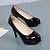 cheap Women&#039;s Heels-Women&#039;s Patent Leather Fall Comfort Heels Low Heel Pointed Toe Black / Red / Almond