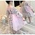זול שמלות מקרית-ילדים קטן בנות שמלה פרחוני יומי ורוד מסמיק בז&#039; שרוול ארוך בסיסי שמלות קיץ