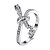זול Fashion Ring-טבעת הטבעת זירקונה מעוקבת כסף S925 כסף סטרלינג נשים אופנתי 6 7 8 9 / בגדי ריקוד נשים