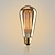 levne Klasické žárovky-6ks 40w edison vintage žárovka stmívatelná e26 e27 st64 kandelábrové vlákno jantarově teplé bílé pro svítidlo 220v 110v