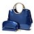 cheap Bag Sets-Women&#039;s Bags PU(Polyurethane) Bag Set 2 Pieces Purse Set Buttons Blue / Black / Red / Bag Sets