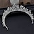 billige Tiaraer og Krone-Legering Crown Tiaras med Rhinsten 1 stk Bryllup / Bursdag Hodeplagg
