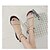halpa Naisten sandaalit-Naisten Cross-Strap sandaalit PU Kevät Comfort Sandaalit Tasapohja Musta / Beesi / Ruskea