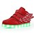 cheap Kids&#039; Sneakers-Girls&#039; Comfort / LED Shoes Leatherette Sneakers Little Kids(4-7ys) / Big Kids(7years +) Walking Shoes Magic Tape / LED White / Red / Pink Spring / TPR (Thermoplastic Rubber)