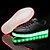 abordables Baskets femme-Homme Femme Basket Chaussures LED Bottes sur le genou Grandes Tailles LED Talon Plat LED Confort LED Chaussures Polyuréthane Noir Blanche