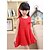 cheap Dresses-Girls&#039; Sleeveless Floral Jacquard Solid Colored 3D Printed Graphic Dresses Basic Polyester Rayon Dress Summer Spring Toddler Daily Holiday Regular Fit Lace Mesh