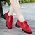 olcso Tánccipők-Női Dance Shoes Tánccipők Sportcipő Lapos Személyre szabható Fehér / Fekete / Piros / Gyakorlat