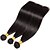 preiswerte 3 Bündel Echthaargewebe-3 Bundles Hair Weaves Brazilian Hair Straight Human Hair Extensions Remy Human Hair 100% Remy Hair Weave Bundles Natural Color Hair Weaves / Hair Bulk Human Hair Extensions 8-28 inch Natural Color