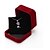 tanie Akcesoria-Pudełka na biżuterię - Moda Ciemnoniebieski, Czarny, Czerwony 7 cm 7 cm 4 cm / Damskie