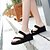 זול כפכפים ונעלי בית לנשים-בגדי ריקוד נשים EVA קיץ נוחות כפכפים &amp; כפכפים עקב טריז שחור
