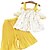 cheap Sets-Girls&#039; 3D Floral Clothing Set Short Sleeve Summer Spring Streetwear Polyester Toddler