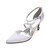 cheap Wedding Shoes-Women&#039;s Wedding Shoes Plus Size Ankle Strap Heels Wedding Heels Bridesmaid Shoes Rhinestone Sparkling Glitter Cone Heel Pointed Toe Comfort D&#039;Orsay &amp; Two-Piece Basic Pump Wedding Party &amp; Evening Satin