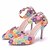 cheap Women&#039;s Heels-Women&#039;s Wedding Shoes Wedding Heels Buckle Stiletto Heel Pointed Toe Comfort Novelty Wedding Party &amp; Evening PU Fall Spring Floral Rainbow