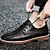 abordables Zapatos Oxford de hombre-Hombre Zapatos Confort PU Primavera / Otoño Oxfords Marrón / Negro