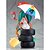 billige Anime actionfigurer-Anime Action Figurer Inspirert av Vokaloid Snø Miku 2018 PVC CM Modell Leker Dukke Herre Dame